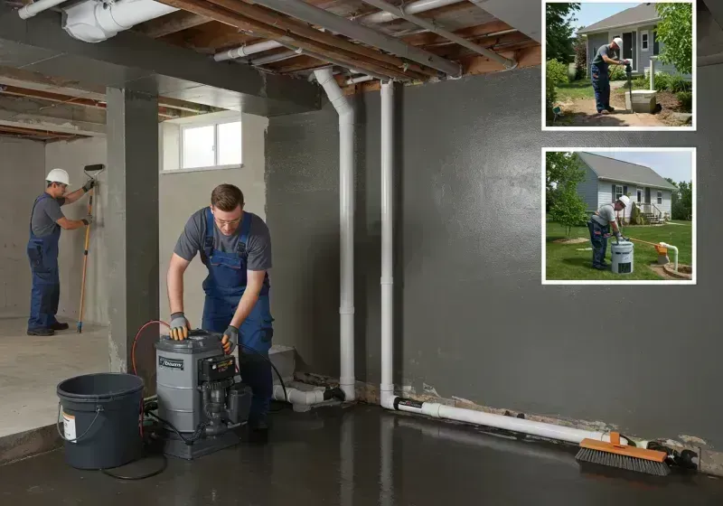 Basement Waterproofing and Flood Prevention process in Steger, IL